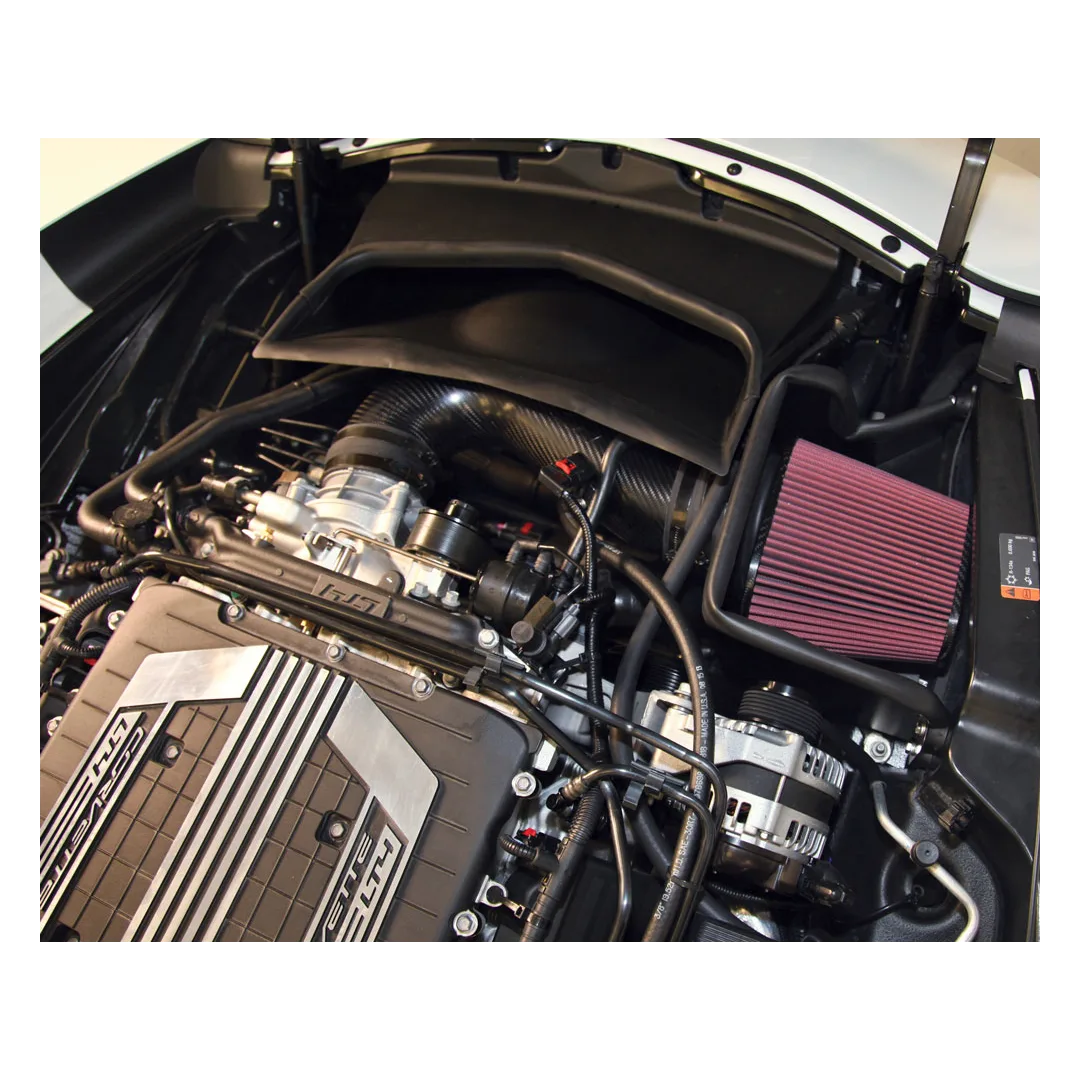 K&N Cold Air Intake - High-flow, Roto-mold Tube - CHEVROLET CORVETTE Z06 V8-6.2L 2015-2016 - Legends Auto Parts