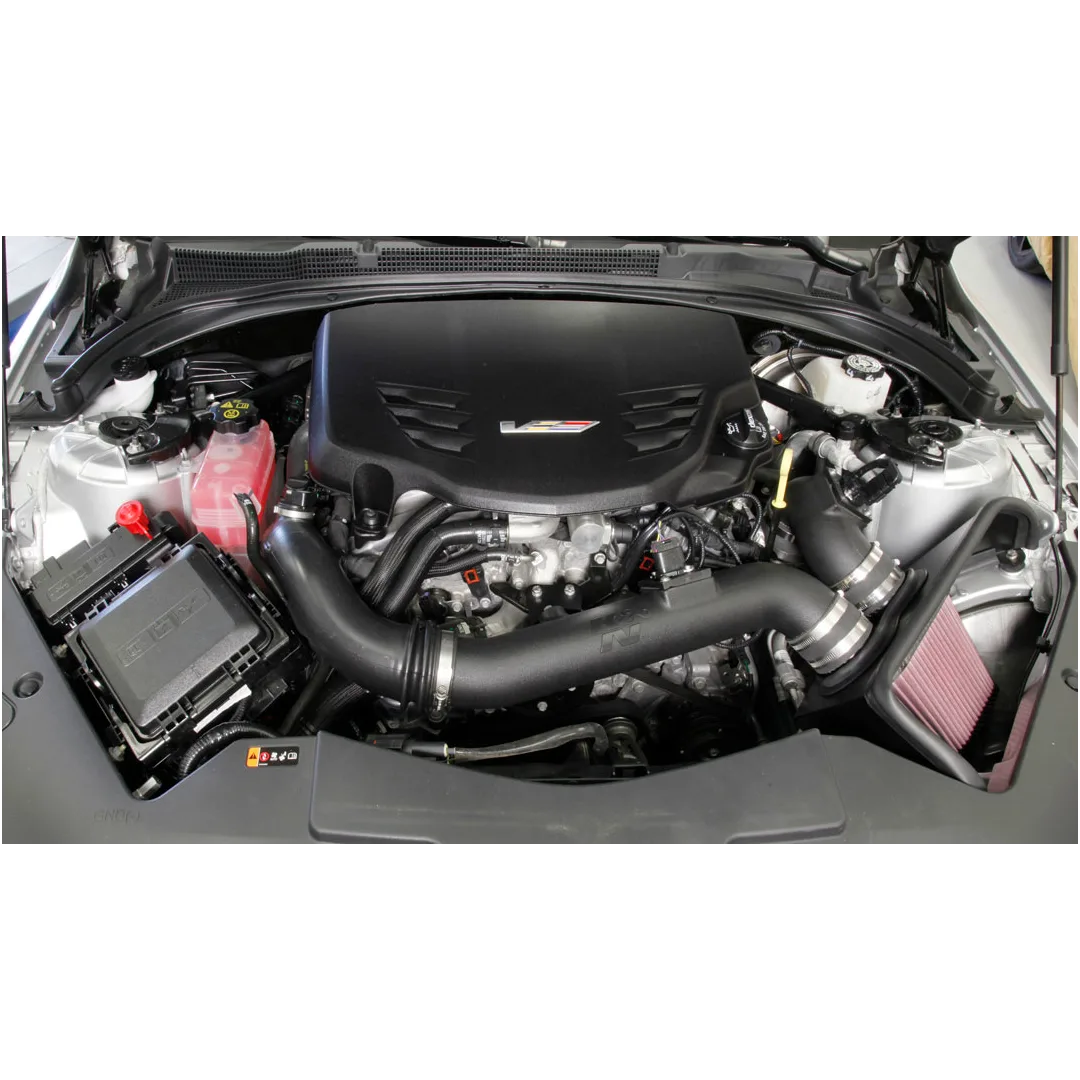 K&N Cold Air Intake - High-flow, Roto-mold Tube - CADILLAC ATS-V V6-3.6L TWIN TURBO