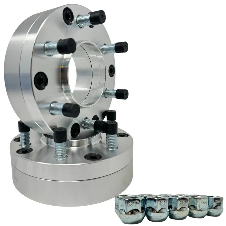 Dodge Ram 5x5.5 To 6x5.5 Chevy GMC Cadillac Wheel Adapters Hub Centric | USA Made Heavy Duty | Use Chevy GMC 6 Lug 5.5 Wheels On 2018 & Older 5 Lug RAM Trucks OEM Spec 14x1.5, 1/2”-20 or 9/16-18 Lugs 77.8mm To 78.1mm Bore 2 Inch 5x139.7 to 6x139.7 50mm - Legends Auto Parts
