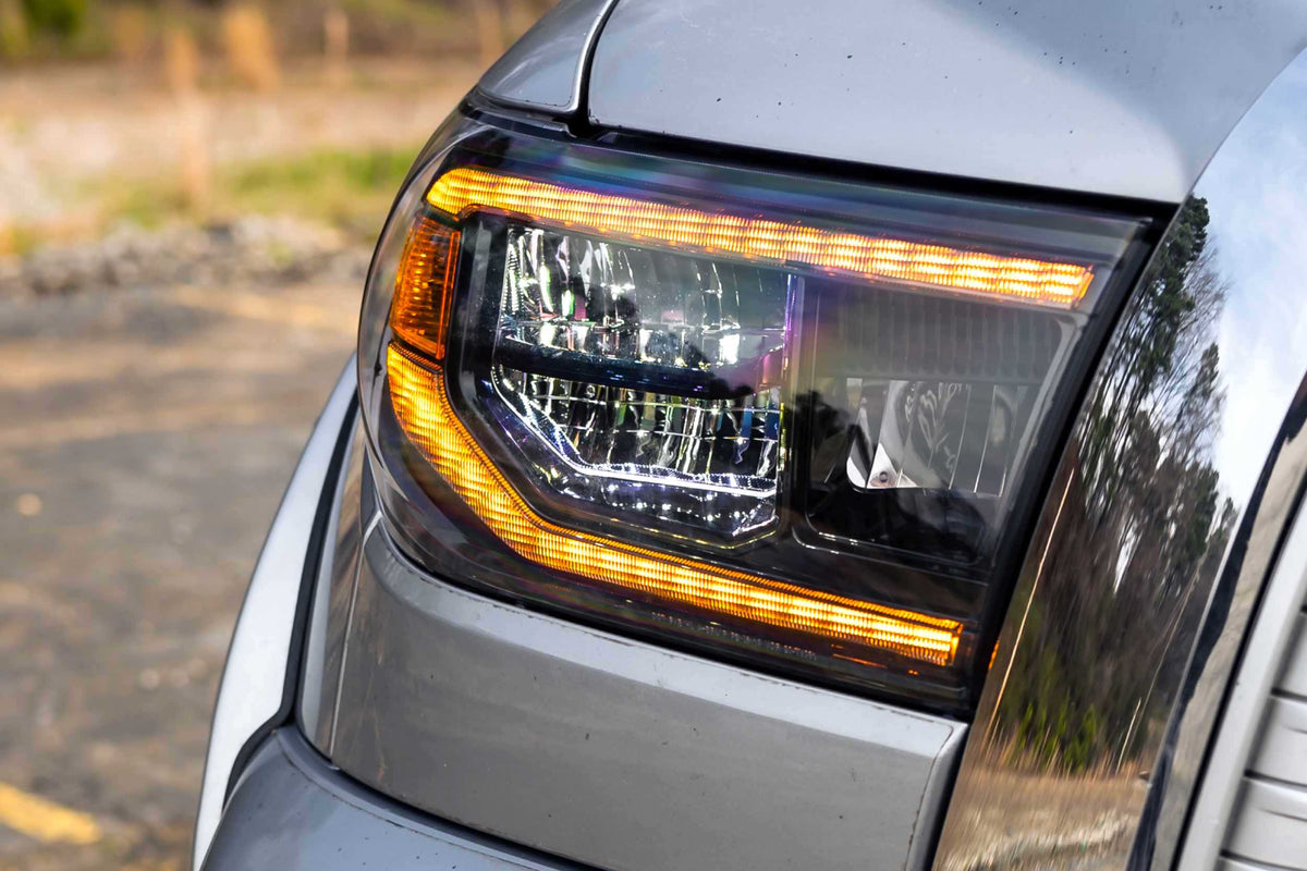 XB LED Headlights: Toyota Tundra (07-13 / Amber DRL / Set)