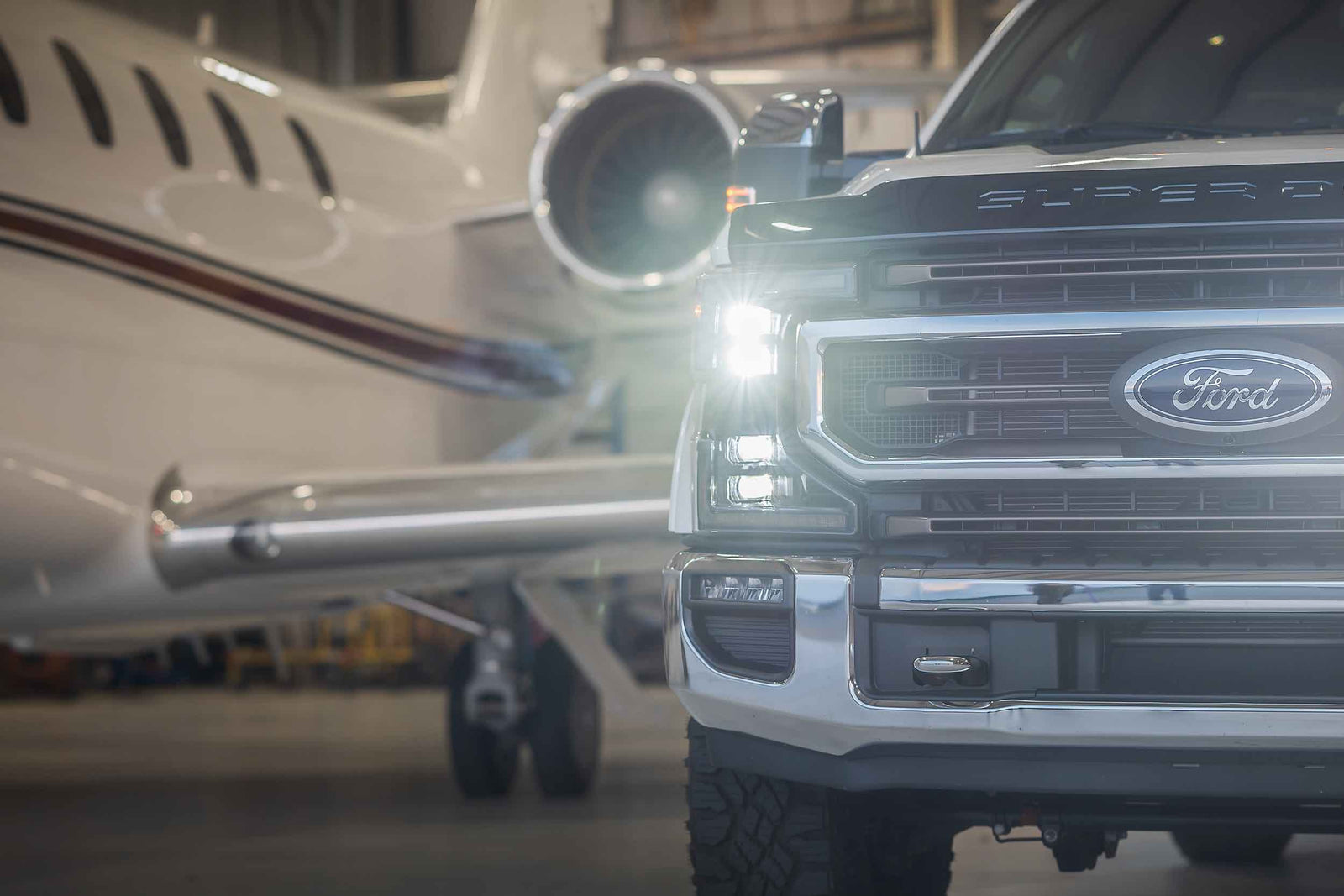 XB LED Headlights: Ford Super Duty (20-22 / White DRL / Set)