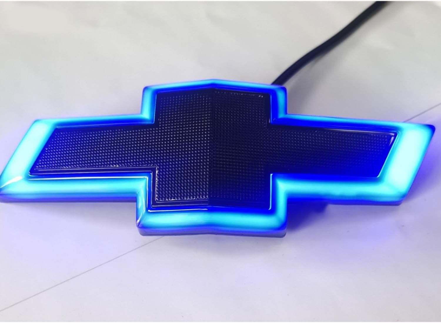 2016-2024 Chevy Camaro Front Grille Illuminated Bowtie Emblem | Black- Blue LEDs Front Logo - Legends Auto Parts