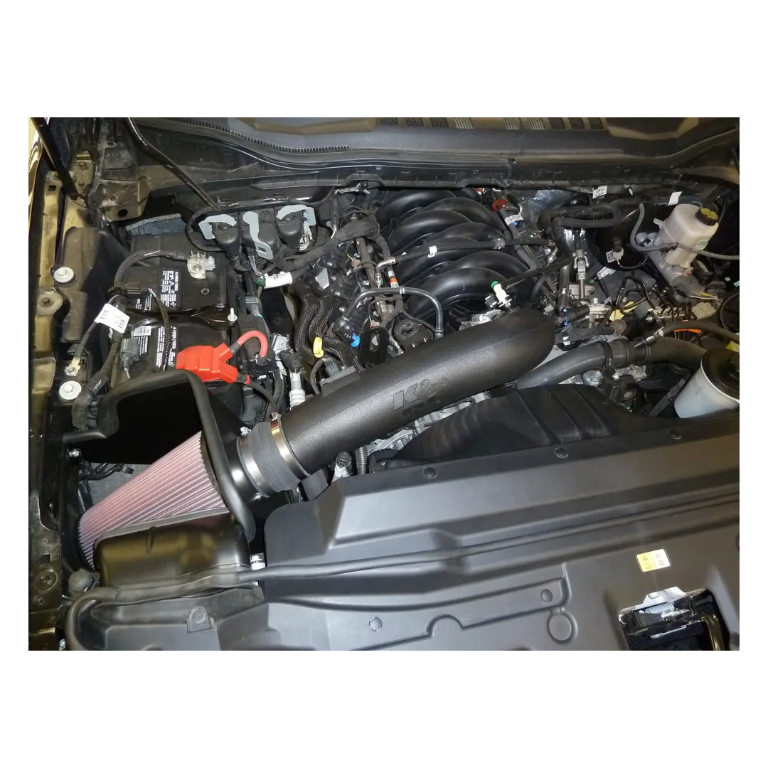 K&N Cold Air Intake - High-flow, Roto-mold Tube - FORD F250 V8-7.3L 2020-2023 - Legends Auto Parts