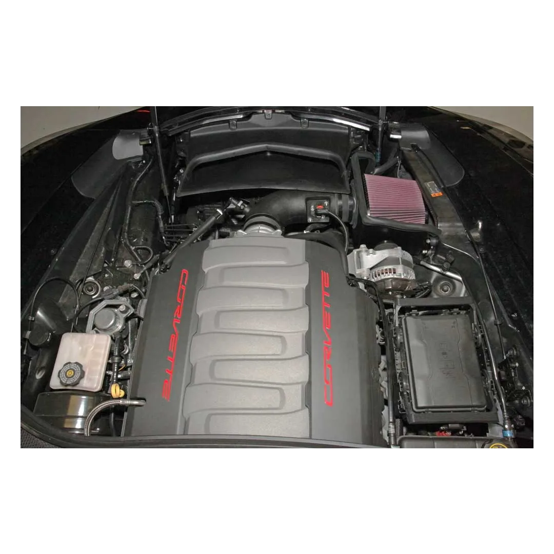 K&N Cold Air Intake - High-flow, Roto-mold Tube - CHEVROLET CORVETTE V8-6.2L 2014-2019 - Legends Auto Parts