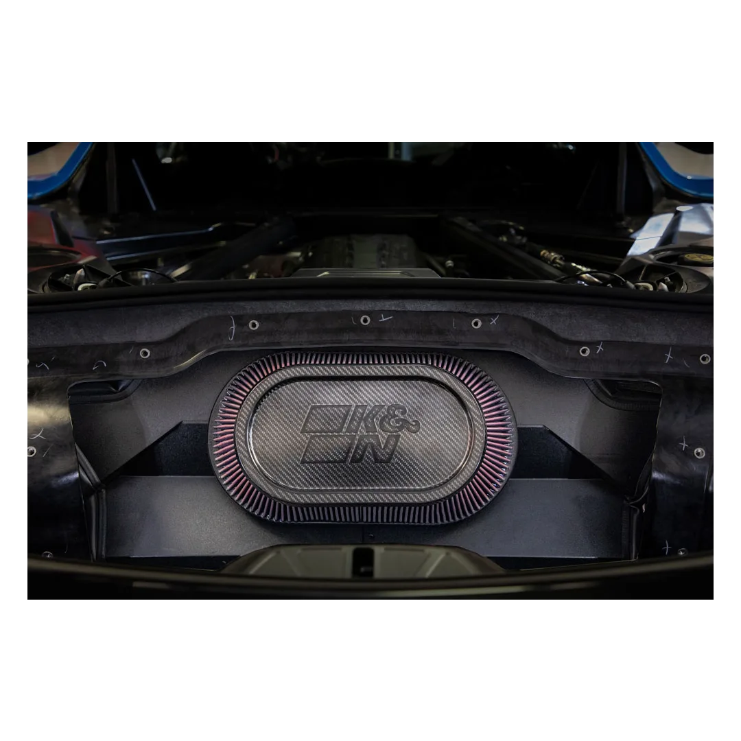 K&N Cold Air Intake - High-flow, Roto-mold Tube - CHEVROLET CORVETTE STINGRAY V8-6.2L 2020-2024 - Legends Auto Parts