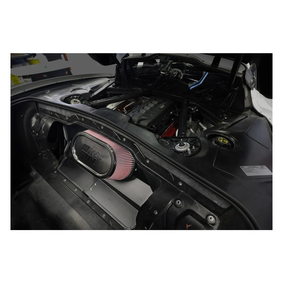 K&N Cold Air Intake - High-flow, Roto-mold Tube - CHEVROLET CORVETTE STINGRAY V8-6.2L 2020-2024 - Legends Auto Parts