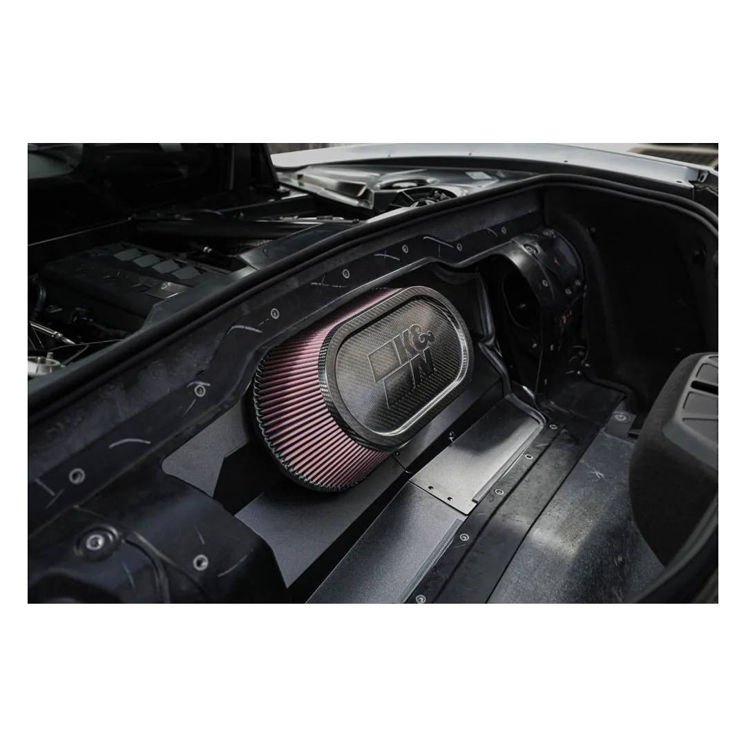 K&N Cold Air Intake - High-flow, Roto-mold Tube - CHEVROLET CORVETTE STINGRAY V8-6.2L 2020-2024 - Legends Auto Parts