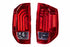 XB LED Tail Lights: 14-21 Toyota Tundra (Red Lens / Set)