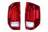 XB LED Tail Lights: 14-21 Toyota Tundra (Red Lens / Set)