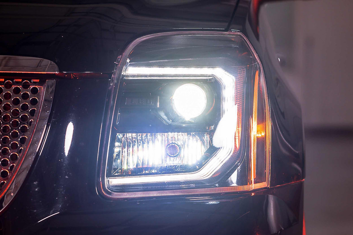 XB Hybrid LED Headlights: GMC Yukon (07-14 / Set)