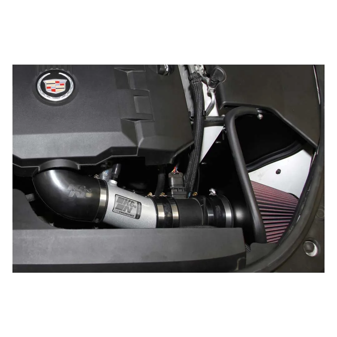 K&N Cold Air Intake - High-flow, Aluminum Tube - CADILLAC CTS V6-3.6L