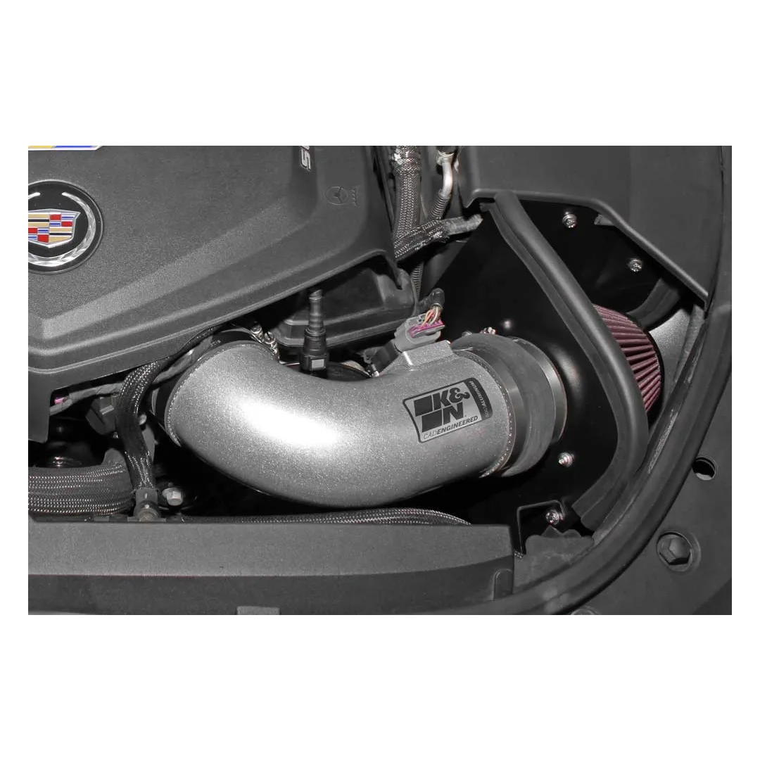 K&N Cold Air Intake - High-flow, Aluminum Tube - CADILLAC CTS-V, V8-6.2L