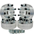 2” Inch Thick 5x5.5 to 6x5.5 Dodge Ram Wheel Adapters Hub Centric | USA Made Heavy Duty | Use 2019 & Newer Ram 6 Lug Wheels On 2018 & Older 5 Lug RAM Trucks OEM Spec 14x1.5 Studs & Lug Nuts 77.8mm OEM Center Bore | AKA 5x139.7 to 6x139.7 50mm - Legends Auto Parts