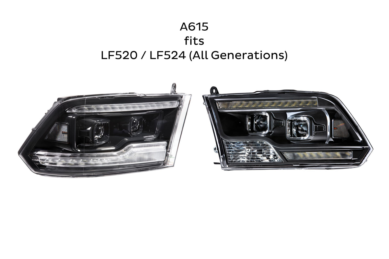 Smoked Sidemarkers: LF502 / LF550 (All Gens) (Set)