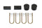 4 Inch Topo Rear Lift Kit Subcomponents Ford Transit-350/Transit-250/Transit-150 (2015-Up) Van Compass