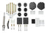 Striker 2 Inch Lift Kit Subcomponents Front Sprinter 2500/3500 2WD (2019-2022) Van Compass
