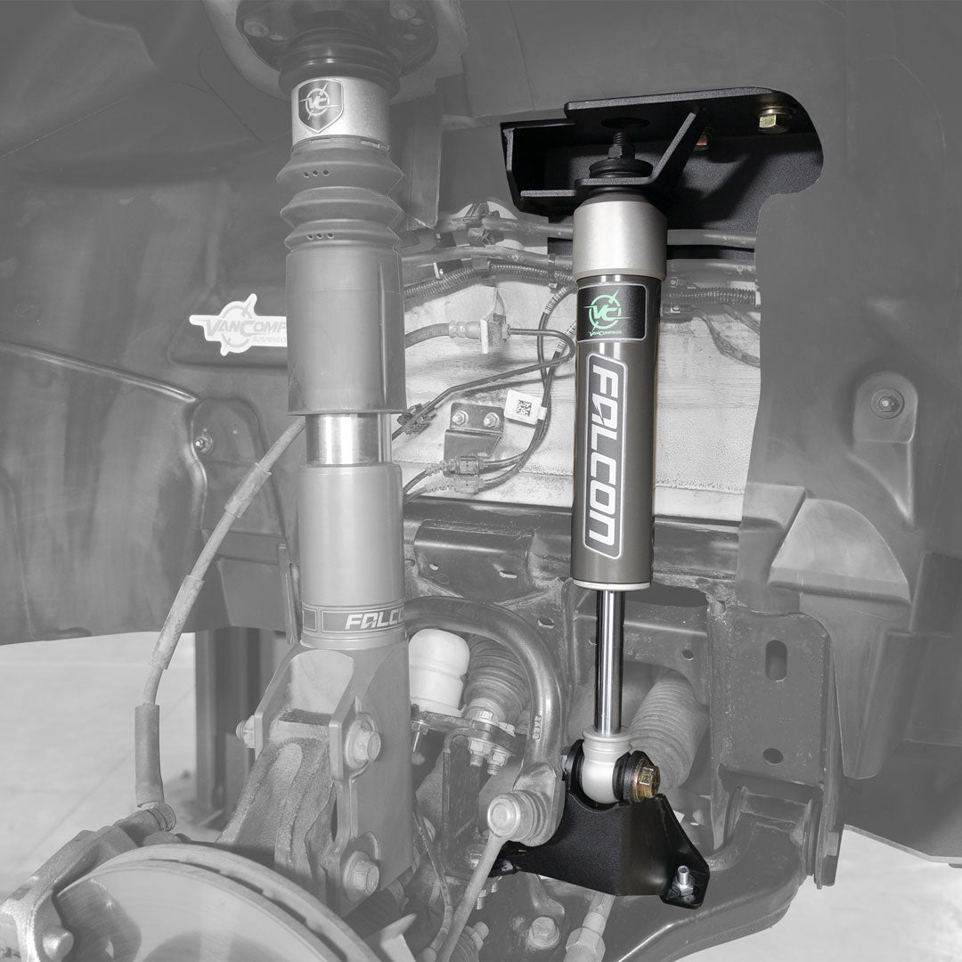 Falcon 2.1 Monotube Front Shock Kit With Brackets Sprinter 4X4 Sprinter 2500/3500/3500XD (2015-Up) Van Compass