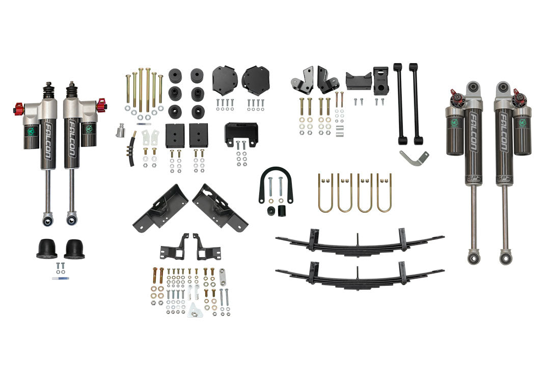 Stage 6.3 2 Inch Lift Falcon 3.3 Shocks Mid/Heavy Tune Van Compass