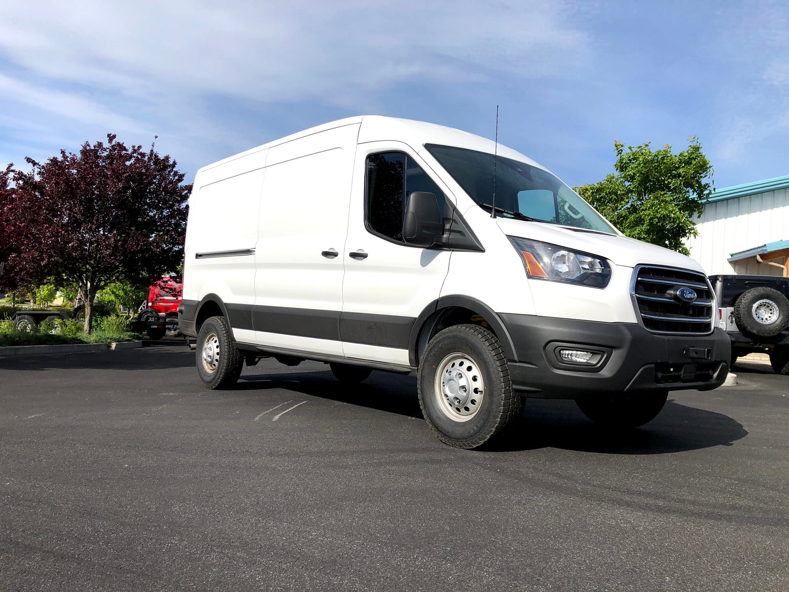 Topo 2.0 Front And Rear Lift Kit Ford Transit (2018-Up) Van Compass