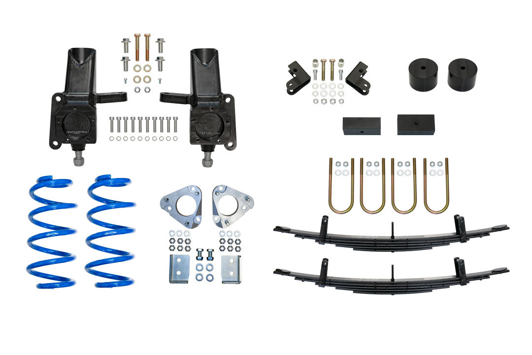 Complete 4 Inch Lift Kit Ford Transit (2018-Up RWD Single Wheel Only) Van Compass