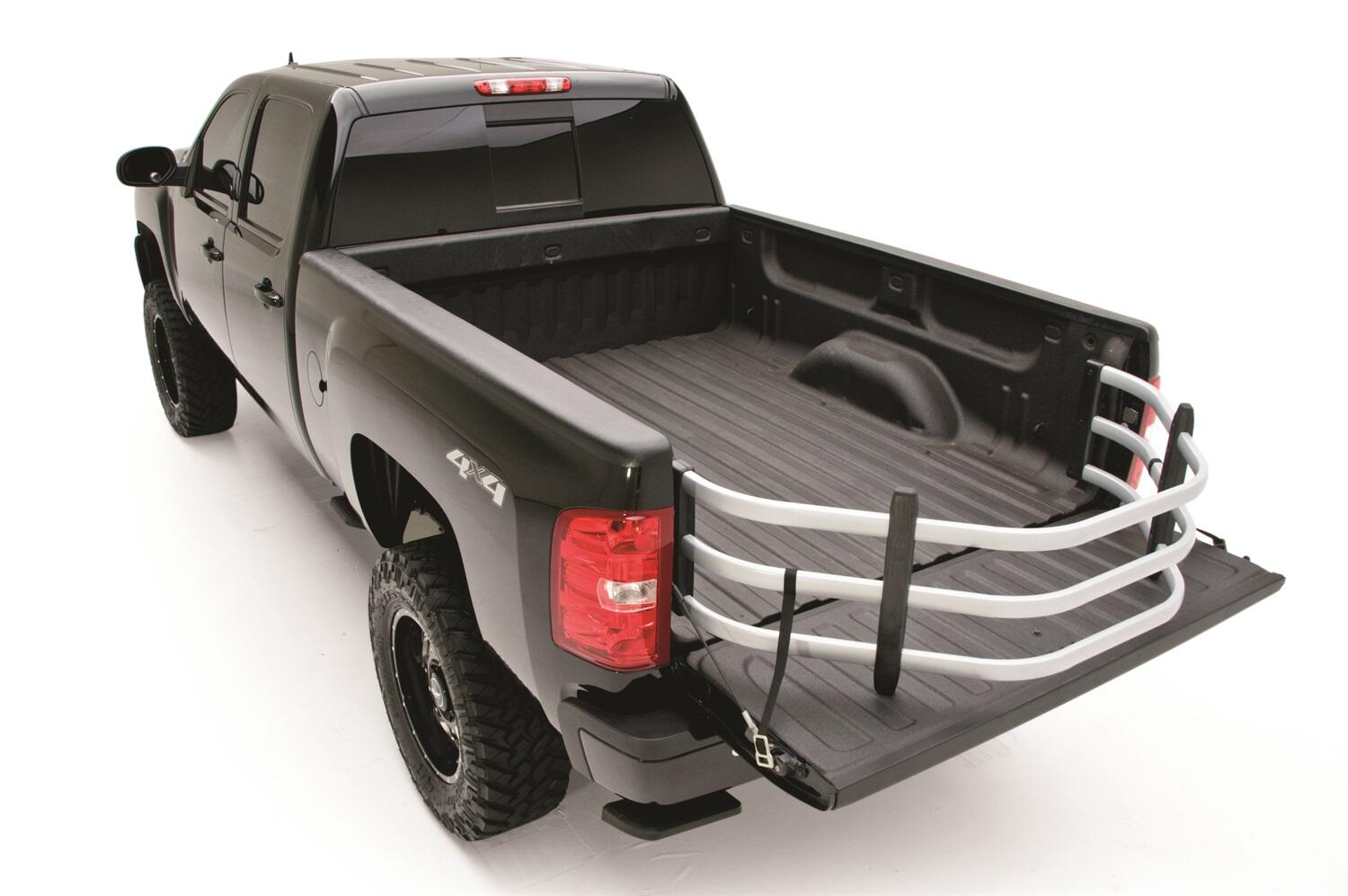BedXtender HD Tailgate Bed Extender Sport Truck Bed Extender For 2007-2018 Silverado/Sierra 1500 (Incl 2019 Silverado LD/Sierra Limited) 2007-2019 Silverado/Sierra 2500/3500 Standard Bed AMP Research