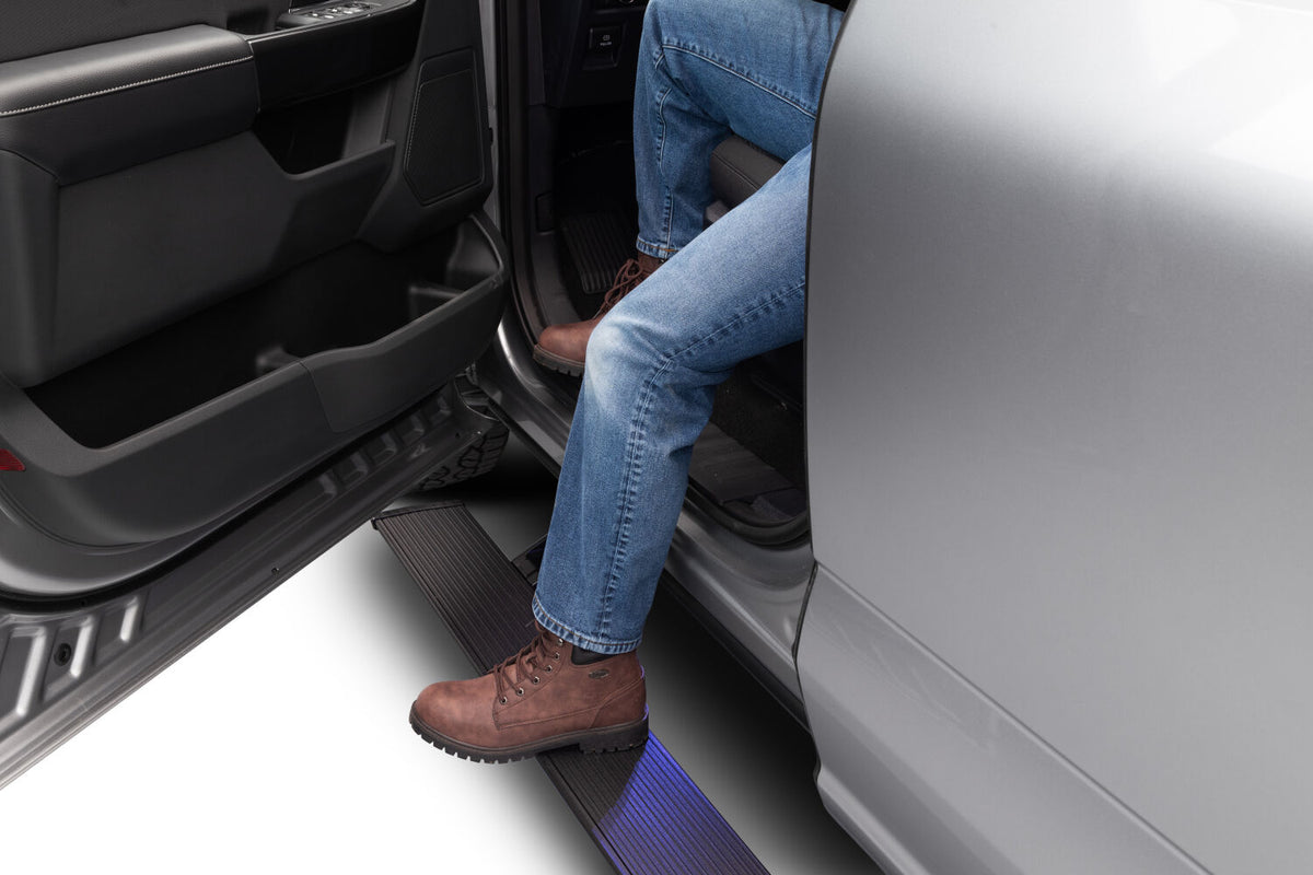 PowerStep Electric Running Boards For 2004-2018 Ford F-150 2006-2008 Lincoln Mark LT All Cabs AMP Research