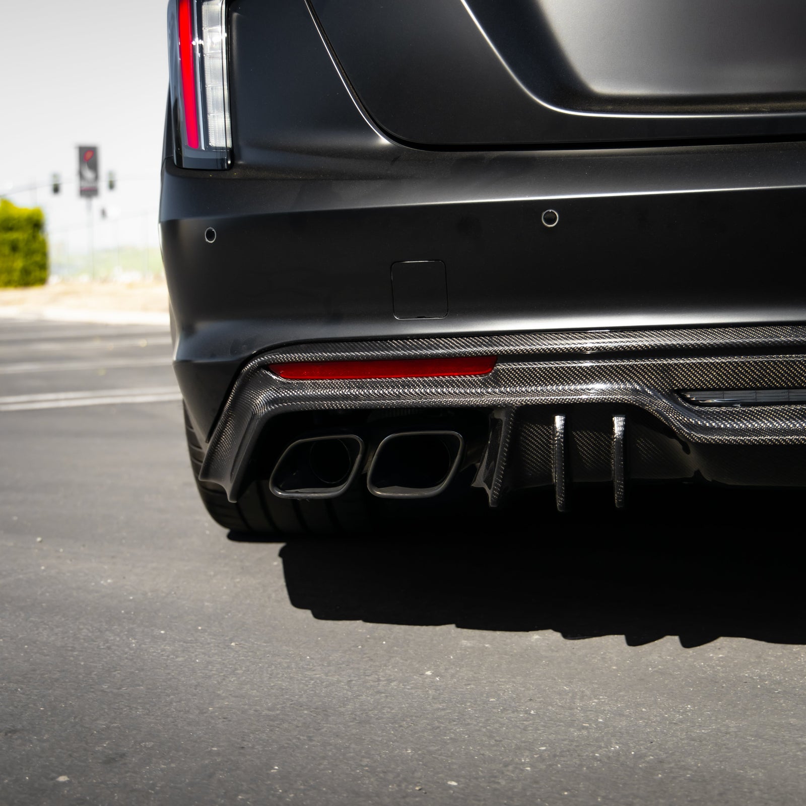2022-2025 Cadillac CT5-V Blackwing Type-ST Carbon Fiber Rear Diffuser - Legends Auto Parts