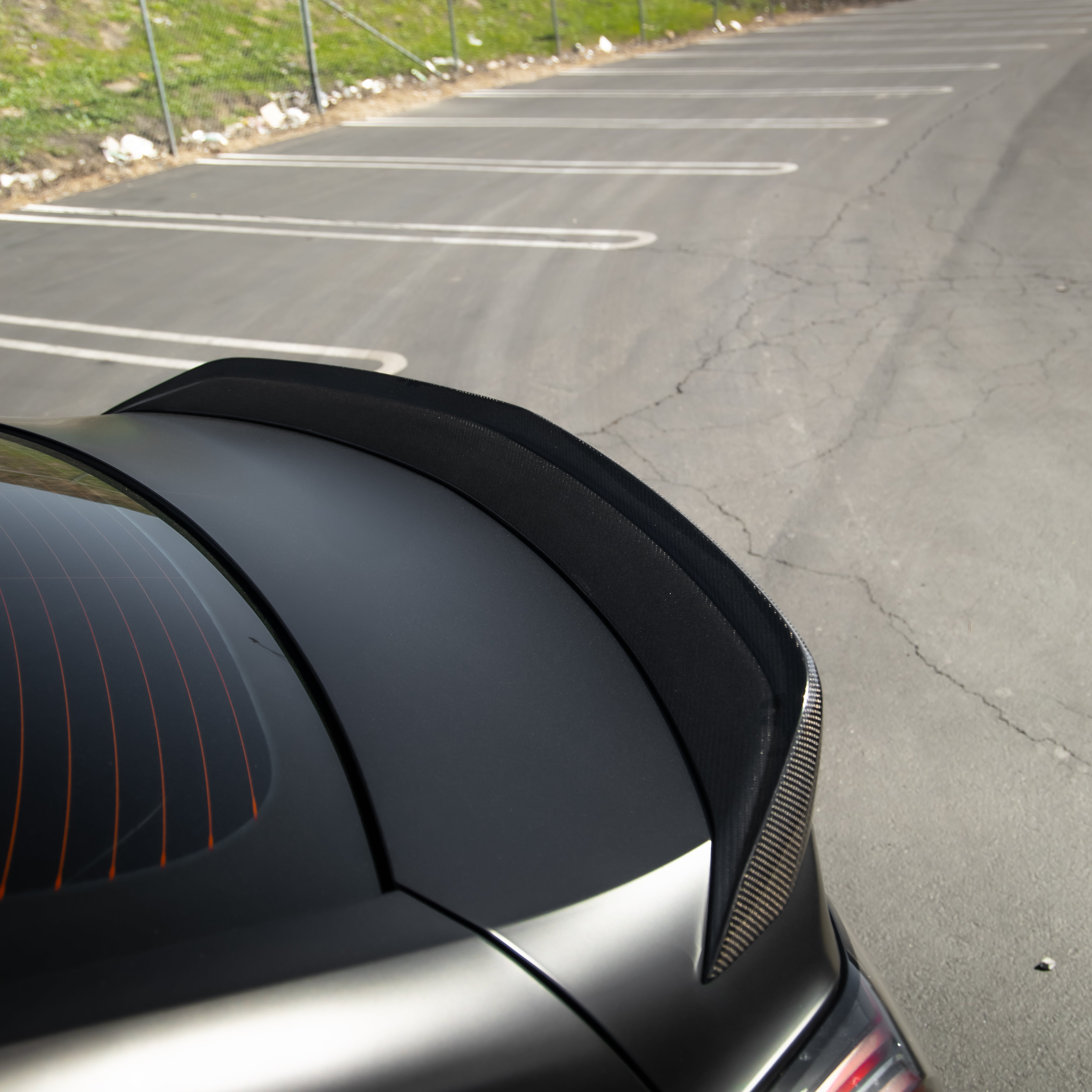 2022-2025 Cadillac CT5-V Blackwing Type-ST Gloss Carbon Fiber Rear Spoiler - Legends Auto Parts