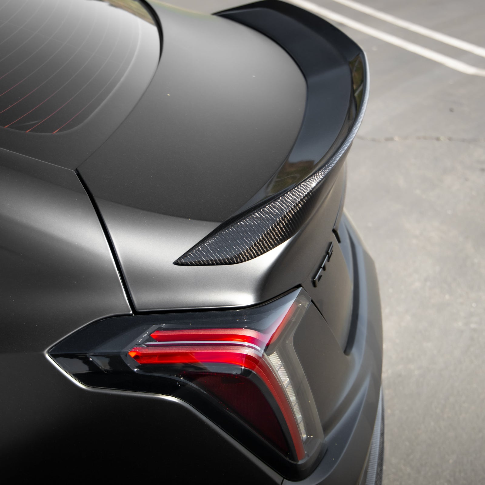 2022-2025 Cadillac CT5-V Blackwing Type-ST Gloss Carbon Fiber Rear Spoiler - Legends Auto Parts