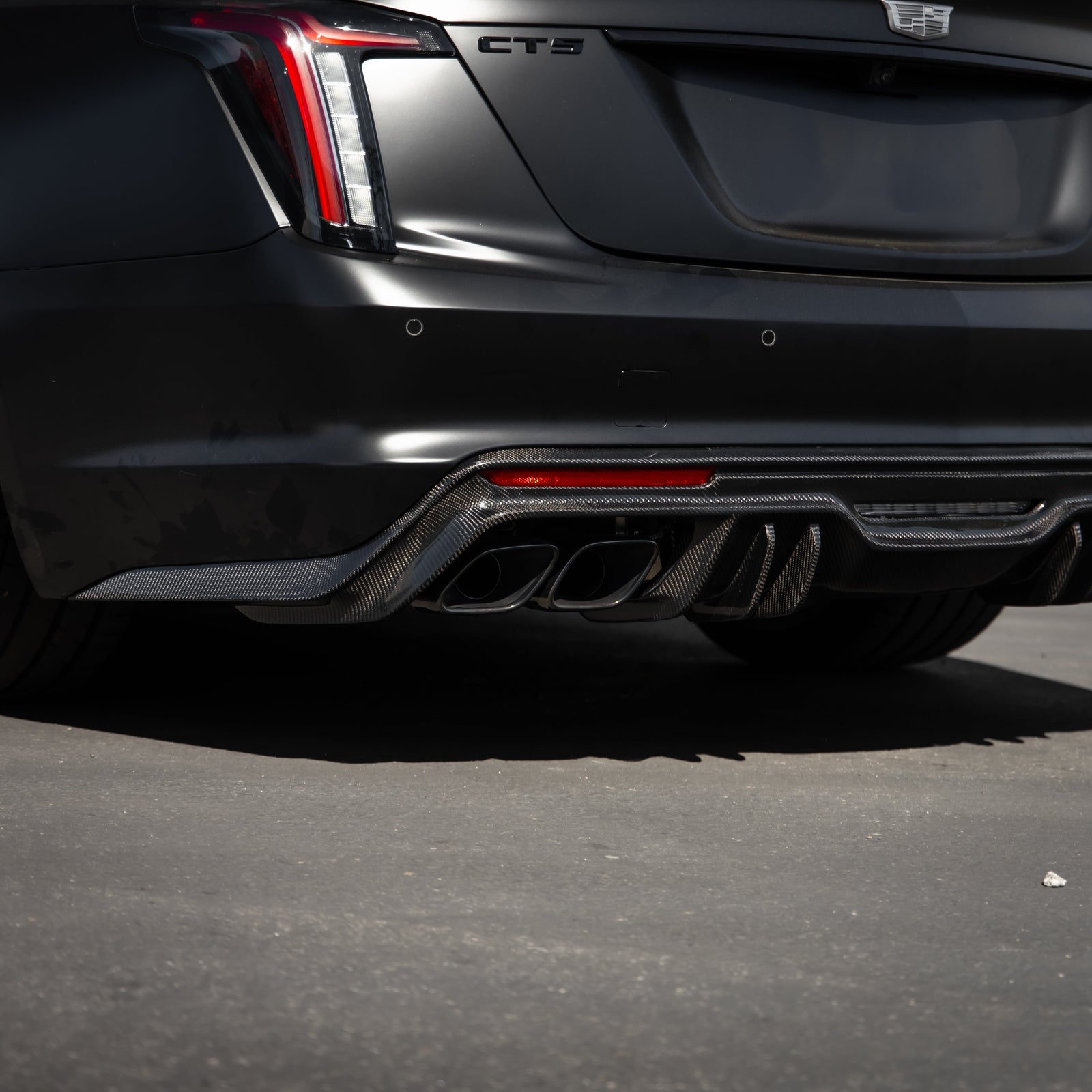 2022-2025 Cadillac CT5-V Blackwing Type-ST Carbon Fiber Rear Diffuser - Legends Auto Parts