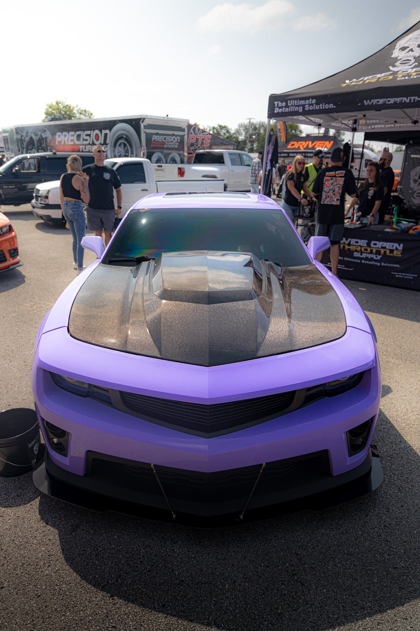 2010-2015 Chevy Camaro Type-ZR Carbon Fiber Double Sided Hood - Legends Auto Parts