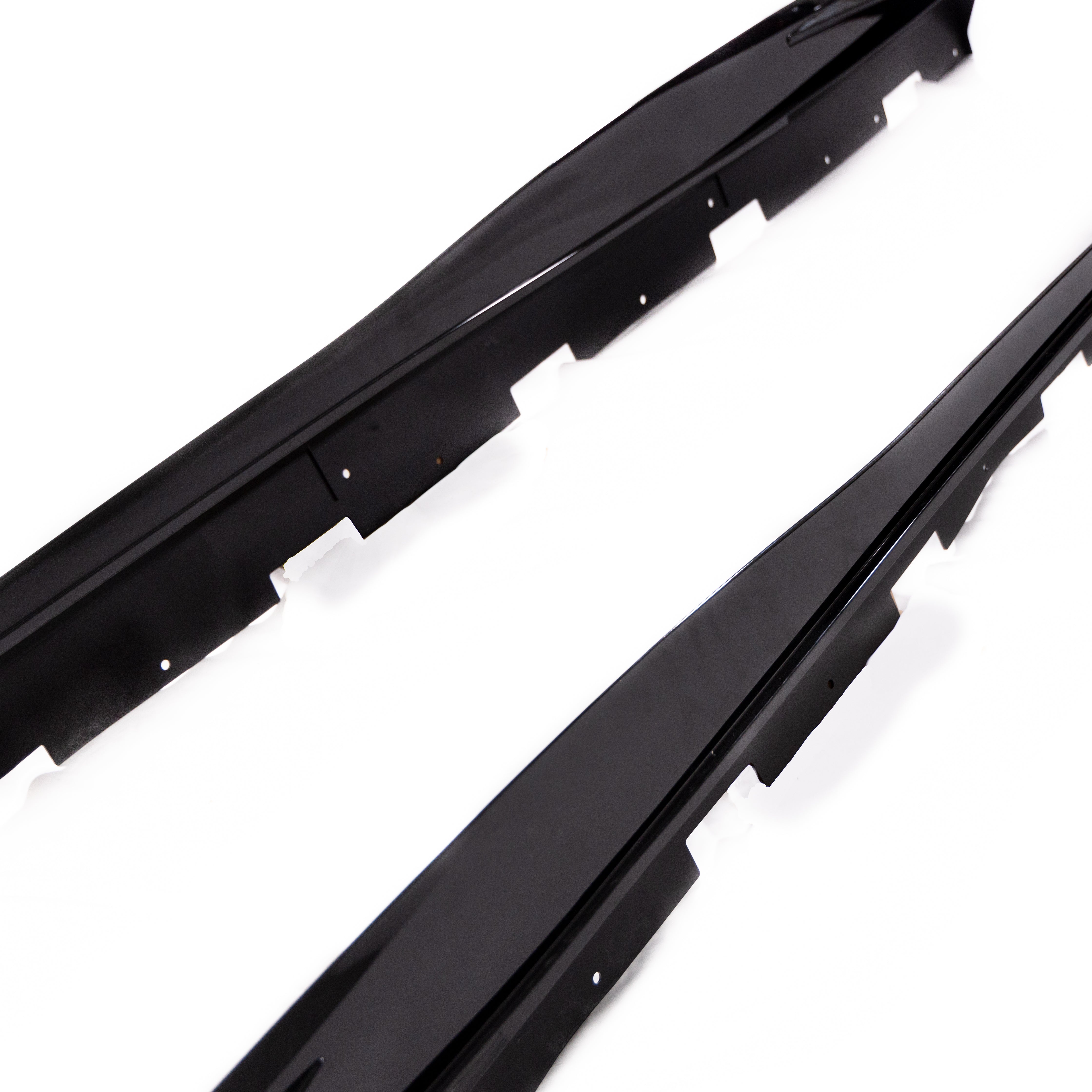 2010-2015 Chevy Camaro Evo Style Gloss Black Side Skirt Rockers - Legends Auto Parts