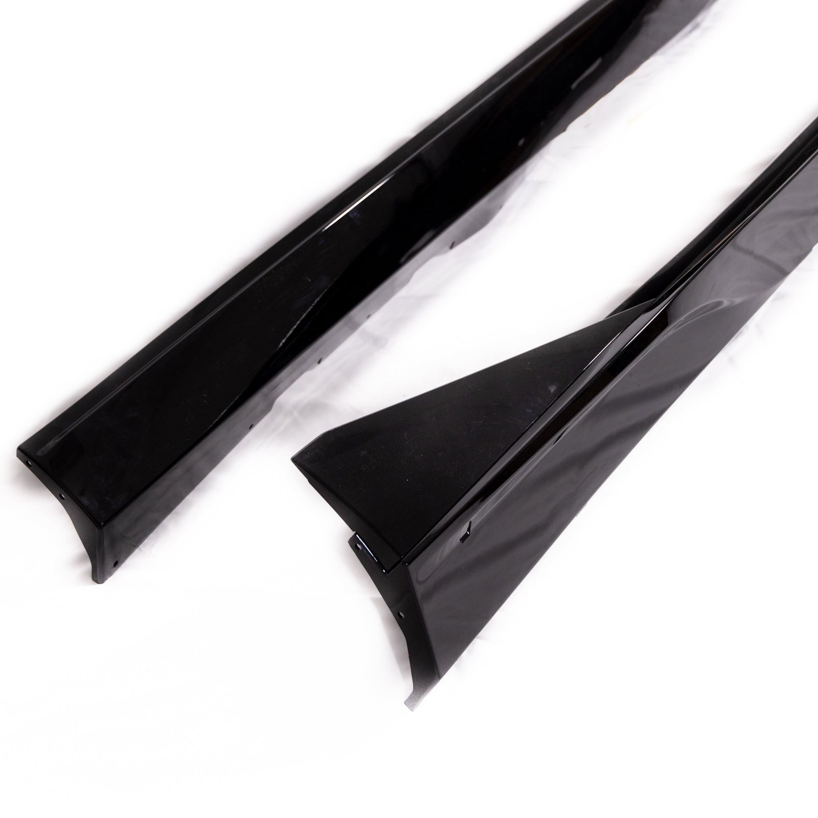 2010-2015 Chevy Camaro Evo Style Gloss Black Side Skirt Rockers - Legends Auto Parts