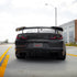 2016-2025 Chevy Camaro Evo Style Shark Fins Rear Diffuser Quad/Single Tips SS/RS/LT & ZL1 w/ Smoke Reflectors - Legends Auto Parts
