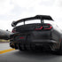 2016-2025 Chevy Camaro Evo Style Shark Fins Rear Diffuser Quad/Single Tips SS/RS/LT & ZL1 w/ Smoke Reflectors - Legends Auto Parts