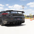 2016-2025 Chevy Camaro Evo Style Shark Fins Rear Diffuser Quad/Single Tips SS/RS/LT & ZL1 w/ Smoke Reflectors - Legends Auto Parts