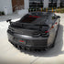 2016-2025 Chevy Camaro Evo Style Shark Fins Rear Diffuser Quad/Single Tips SS/RS/LT & ZL1 w/ Smoke Reflectors - Legends Auto Parts