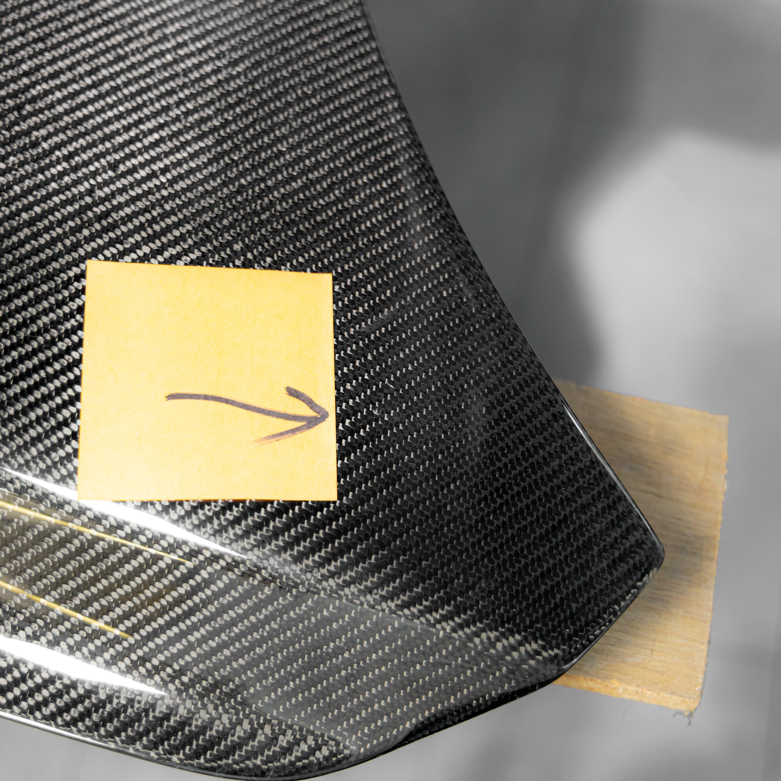 OPEN BOX 2015-2017 Ford Mustang Gloss Carbon Fiber Hood Terminator Aggressive Style - Legends Auto Parts