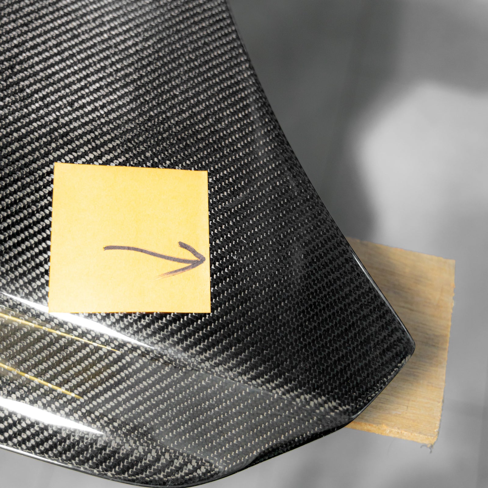 OPEN BOX 2015-2017 Ford Mustang Gloss Carbon Fiber Hood Terminator Aggressive Style - Legends Auto Parts