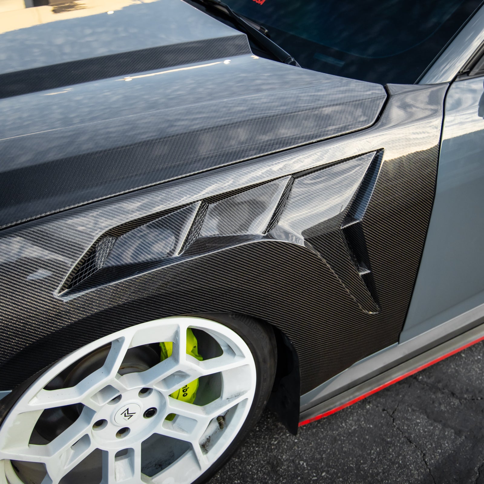 2024 + Ford Mustang S650 Type-GTD Carbon Fiber Front Fenders Pair - Legends Auto Parts