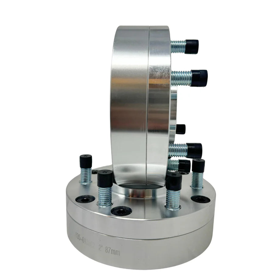 2” Inch Thick 5x5.5 to 6x5.5 Dodge Ram Wheel Adapters Hub Centric | USA Made Heavy Duty | Use 2019 & Newer Ram 6 Lug Wheels On 2018 & Older 5 Lug RAM Trucks OEM Spec 14x1.5 Studs & Lug Nuts 77.8mm OEM Center Bore | AKA 5x139.7 to 6x139.7 50mm - Legends Auto Parts