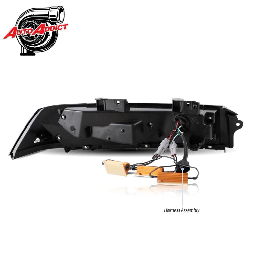 2014-2015 Chevy Camaro Umbra LED Taillights – Gloss Black/Smoke Lens - Legends Auto Parts
