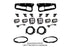BD Squadron/S2 Fog Pocket Kit: 21-26 Ford Bronco (White / SAE / Upfitter)