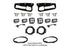 BD Squadron/S2 Fog Pocket Kit: 21-26 Ford Bronco (White / SAE / Toggle)