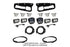 BD Squadron/S2 Fog Pocket Kit: 21-26 Ford Bronco (Amber / SAE / Upfitter)
