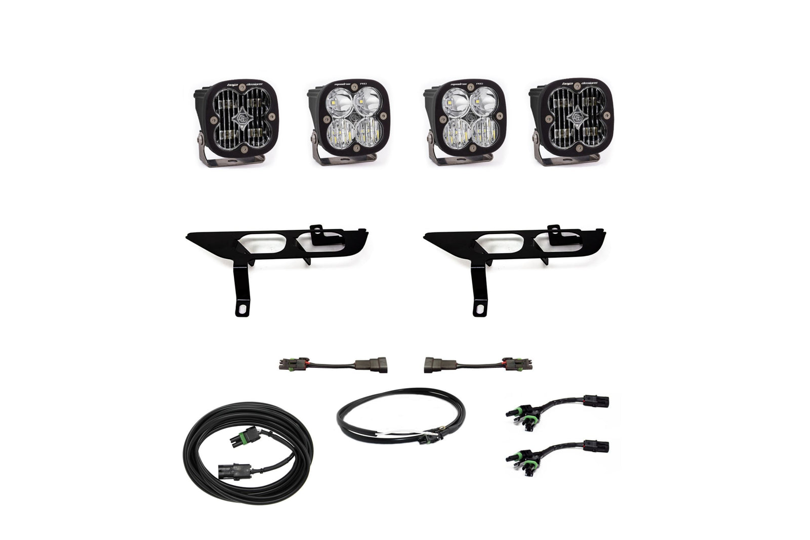 BD LED Fog Kit: 21+ F-150 (SAE White / Pro)