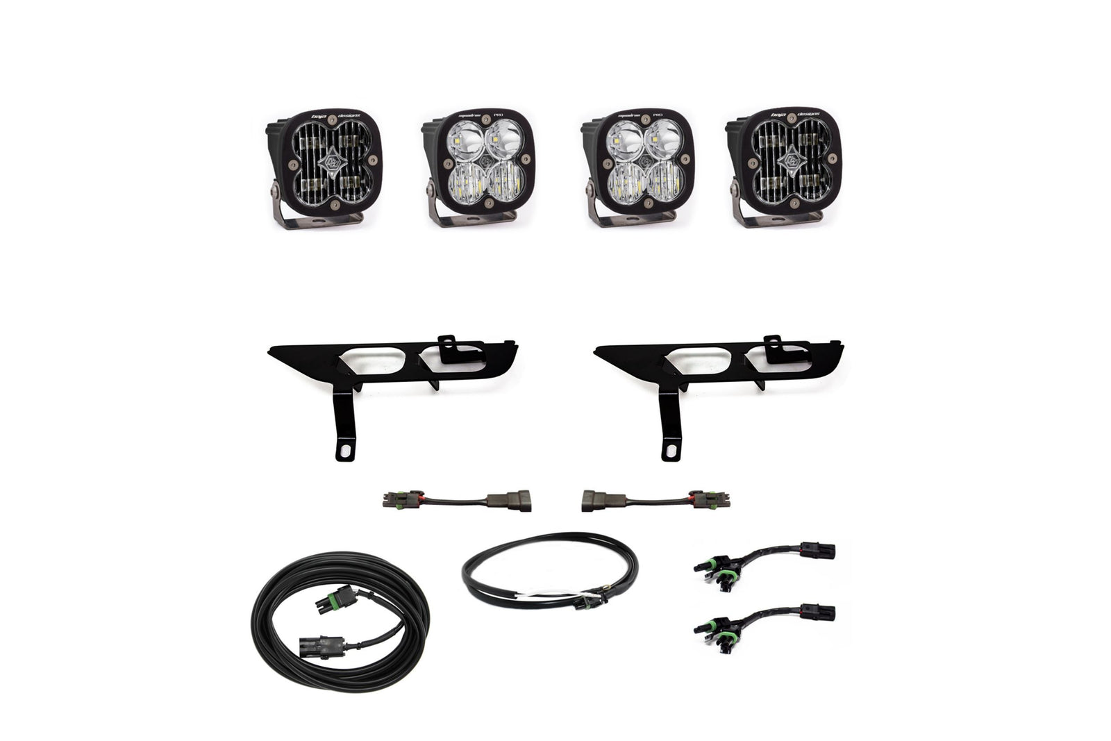 BD LED Fog Kit: 21+ F-150 (SAE White / Pro w/ Upfitter)