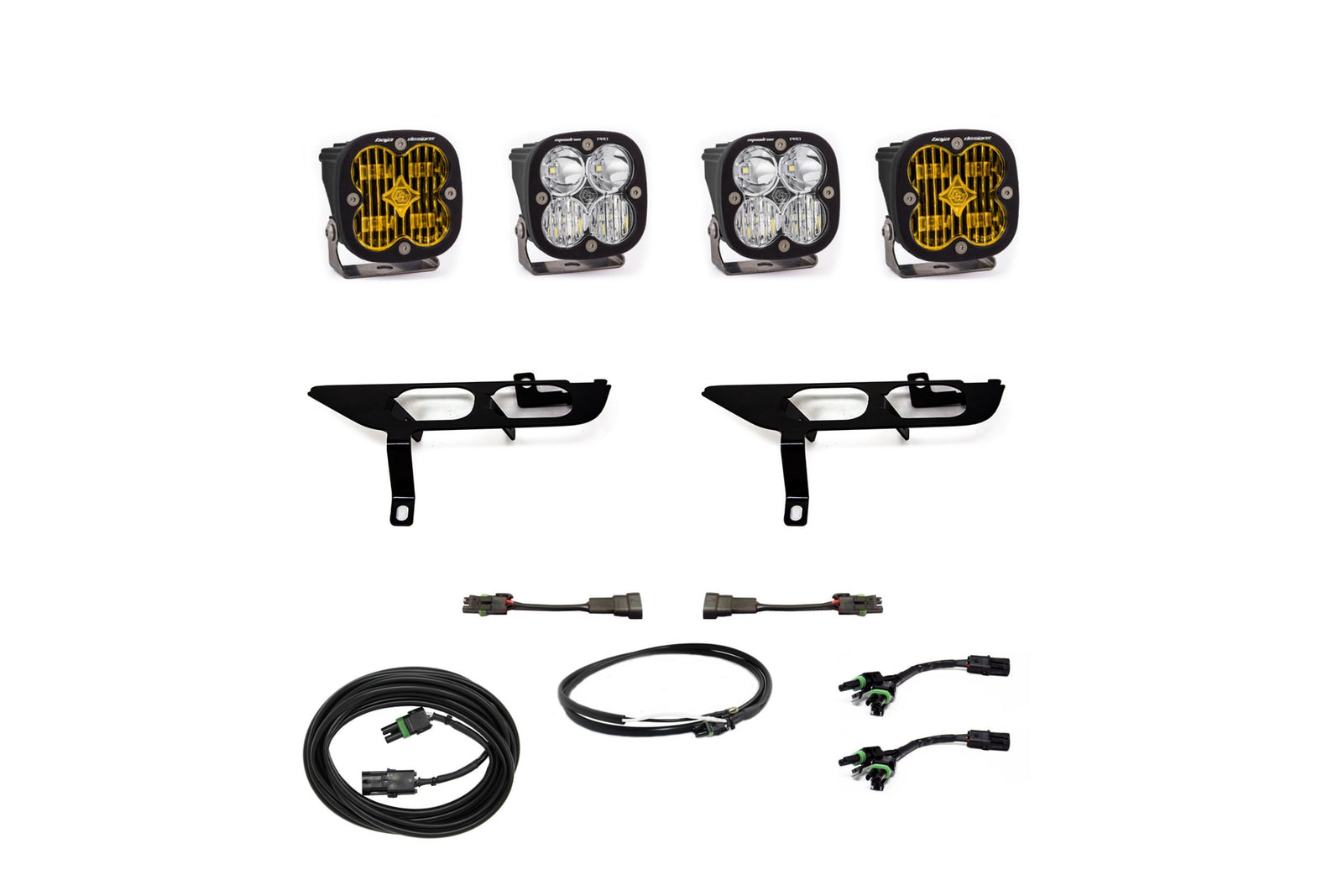 BD LED Fog Kit: 21+ F-150 (SAE Amber / Pro)