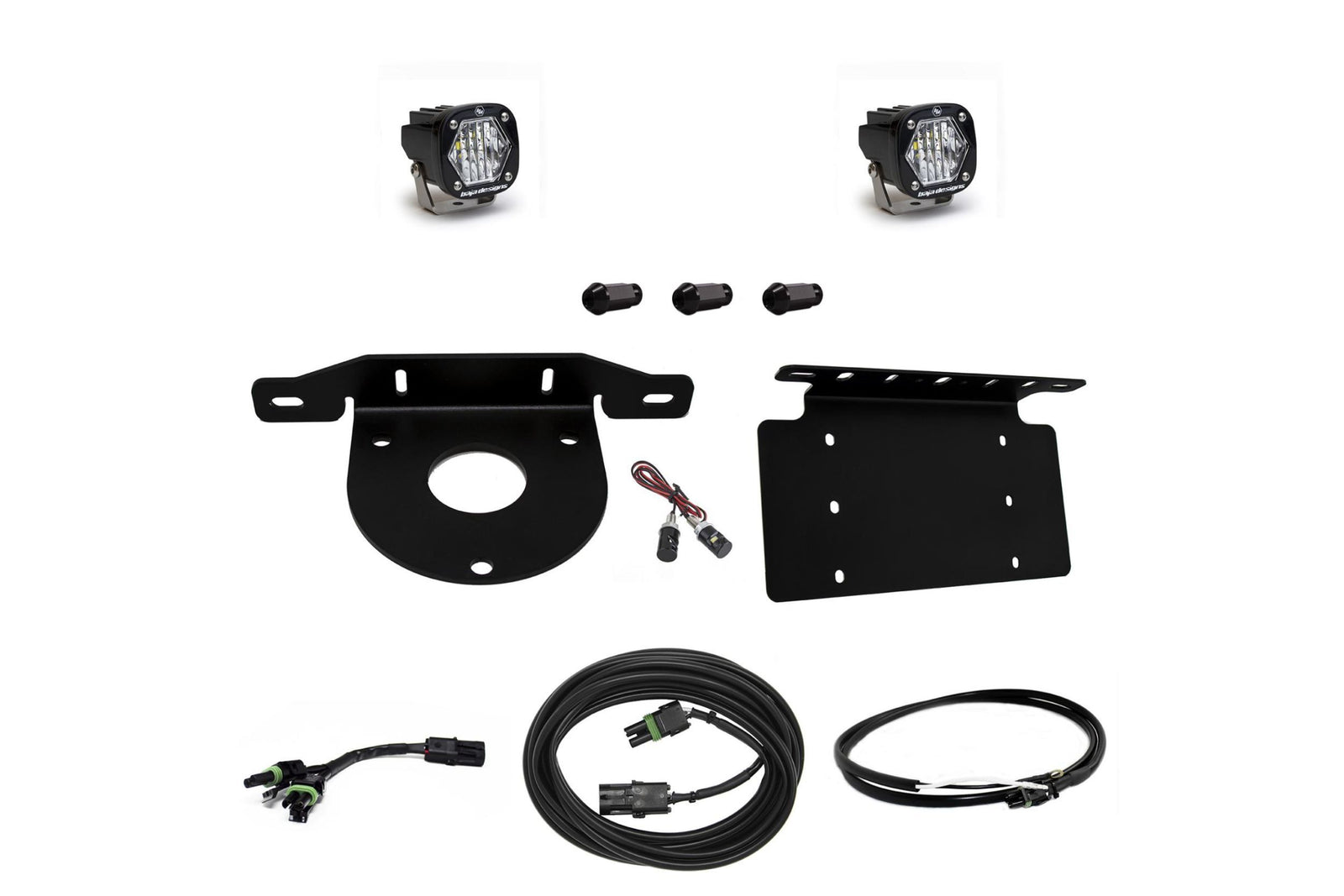 BD Reverse Light LED System: 21+ Bronco (Dual S1 w/ Plate Mount)