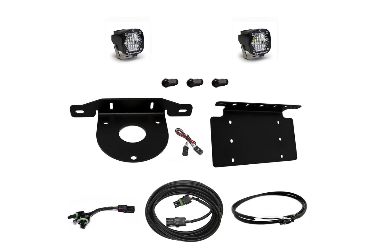 BD Reverse Light LED System: 21+ Bronco (Dual S2 Sport w/ Plate Mount)